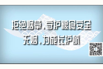 505澳门猛男撸管视频gv拒绝烟草，守护粮食安全